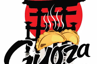 design custom sushi bar, ramen and asian food japanese restaurant logo