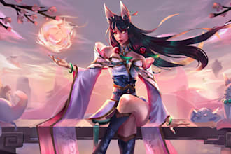 illustrate a splash art