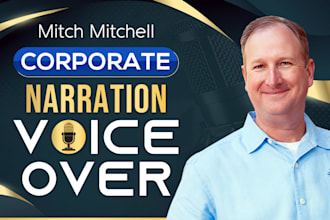 record your american english corporate narration