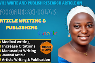 publish research in high indexed journal and optimize google scholar profile