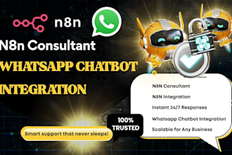 be your n8n consultant, workflow automation and n8n whatsapp chatbot integration