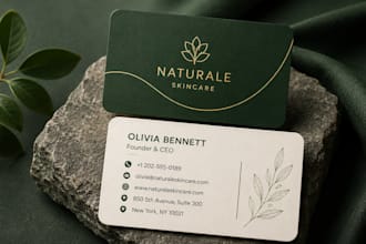 do business card design and logo design with copyrights