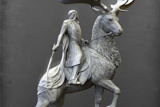 make printable 3d medieval figures,museum statues,2d to 3d,ancient sculptures