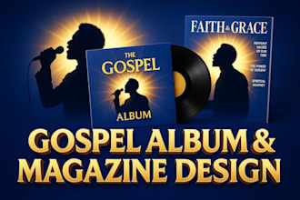 design stunning gospel album cover and magazine cover design that sells fast