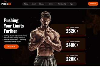 design redesign wix fitness trainer website gym website personal coach website
