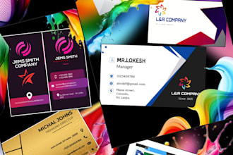 do beautiful and unique business cards design, really i good