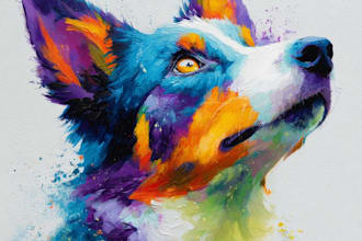 paint stunning pet portrait