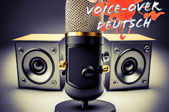 deutschsprachige voiceover erzaehlung für video, podcast oder asmr
