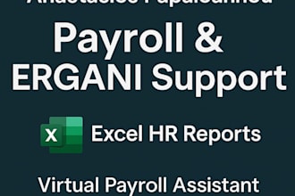 help you manage greek payroll and ergani and create excel HR reports