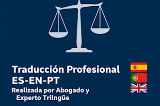traducción legal es en pt por abogado especialista