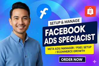 fix facebook ads, instagram ads, meta campaigns, pixel setup and shopify account