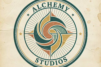 design vintage abstract logo for your business