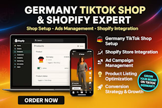 setup germany tiktok shop, tiktok shop germany, tiktok ads shopify integration