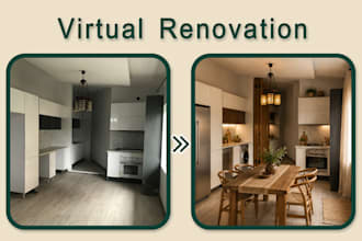 create virtual renovation before and after for your property photos