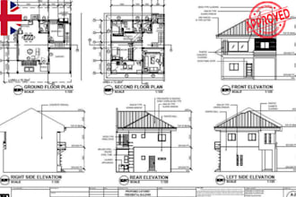 do UK architectural, building regs drawings and structural engineering design