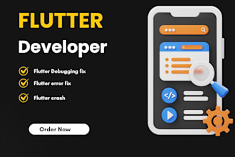 debug and fix any flutter app error or crash professionally