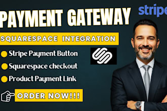 set up sqaurespace stripe checkout,credit cards, paypal API key integration