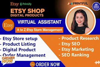 do etsy product listings on your etsy store and manage the etsy shop