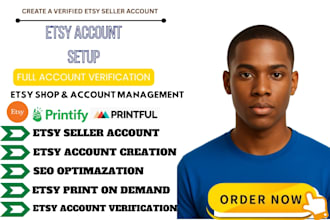 do etsy account creation and professional etsy shop setup