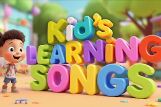 create kids songs for learning and nursery rhyme music