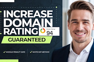 increase ahrefs domain rating, DR, domain rating 70 plus