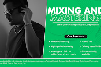 professional mixing and mastering for electronic music