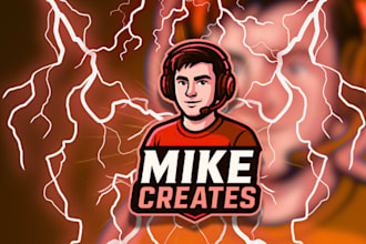 design a professional twitch streaming package, twitch stream overlay and logo