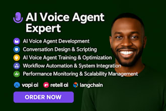 build custom ai voice agent vapi ai retell ai langchain langflow in 48hrs