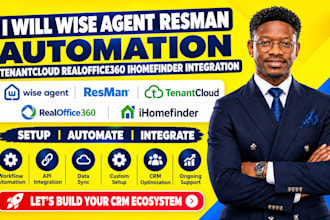 wise agent resman automation tenantcloud realoffice360 ihomefinder integration