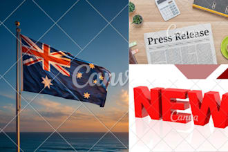 write australia press release distribution to top media sites, PR distribution