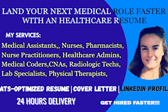 create healthcare resume, medical, nurse practitioners, clinical
