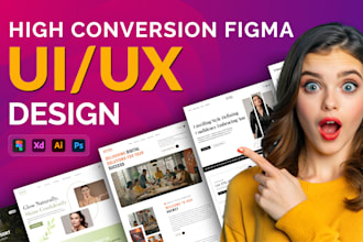do figma website design, website ui ux design, ui ux design