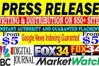 provide SEO press release distribution