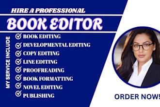 proofread, copy edit, and format your book for amazon KDP