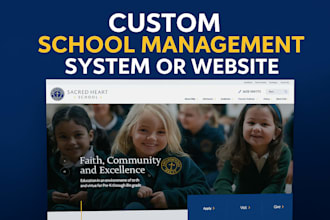 build college website, education app, school website, academic app, portal