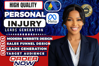 generate quality personal injury leads car accident lawyer attorney website