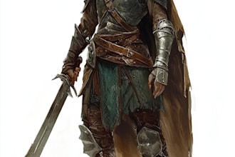 do fantasy dnd character illustration