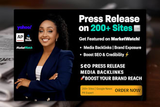 publish seo press release backlinks on top media websites