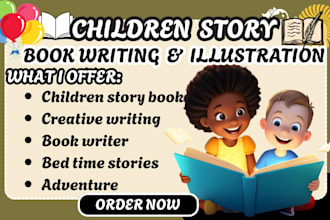 ghostwrite children story book kids book ebook writing short story book