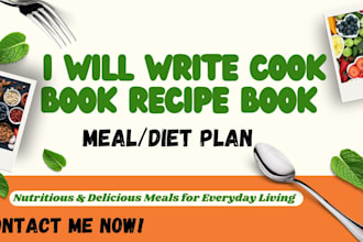 write cookbook recipe book, cookbook design, recipe cookbook formatting