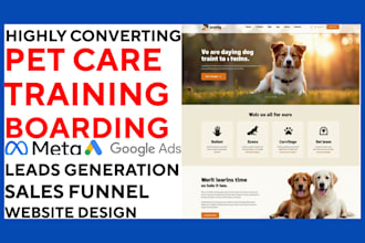 generate dog training pet boarding leads daycare walking and sitting website