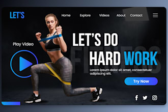 design fitness, gym, healthcare website, medspa, beauty,  salon wordpress websit