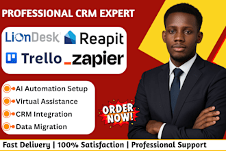 real estate lion desk trello virtual assistance reapit property portal sync zap