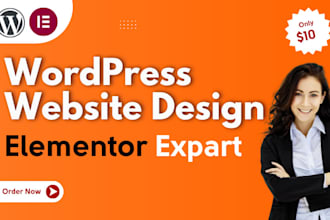 design custom elementor pro websites, headers, footers and elementor pro expert