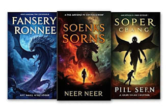 design fantasy, romance and sci fi book covers