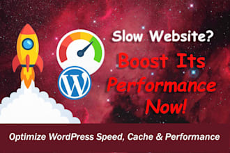 fix slow wordpress website and boost speed performance