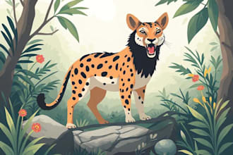 draw your pet or animal to realistic vector