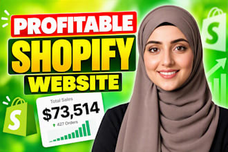 create an automated shopify store , dropshipping store or shopify store design