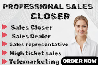 sales development representative salesperson close high ticket sales deals sdr