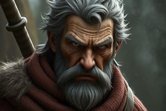 draw semi realistic character